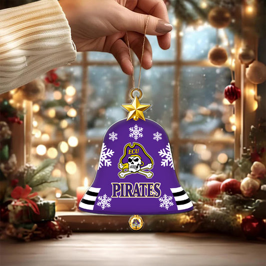 [BIG DEAL] PERSONALIZED UNI25 ECU EAST CAROLINA PIRATES CHRISTMAS ACRYLIC ORNAMENT