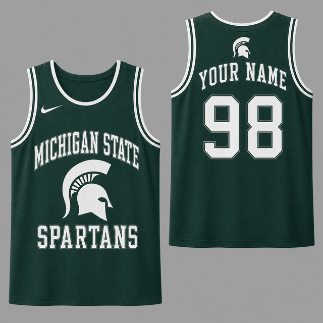 [BIG SALE] PERSONALIZED UNI25 MSS MICHIGAN STATE SPARTANS UNISEX TANK TOP