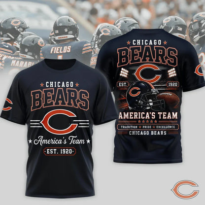 [SPECIAL OFFER] NEW CUSTOMIZED NFL26 CCB CHICAGO BEARS T-SHIRT, HOODIE, ZIP HOODIE