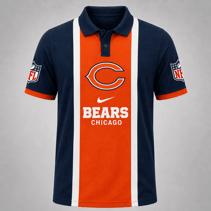 [SPECIAL OFFER] NEW CUSTOMIZED NFL26 CCB THE BEARS POLO SHIRT