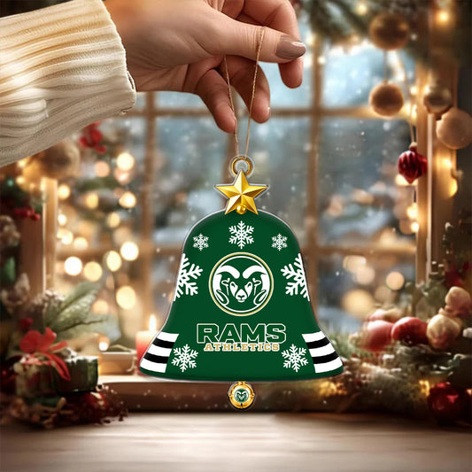 [BIG DEAL] PERSONALIZED UNI26 FAU COLORADO STATE RAMS CHRISTMAS ACRYLIC ORNAMENT