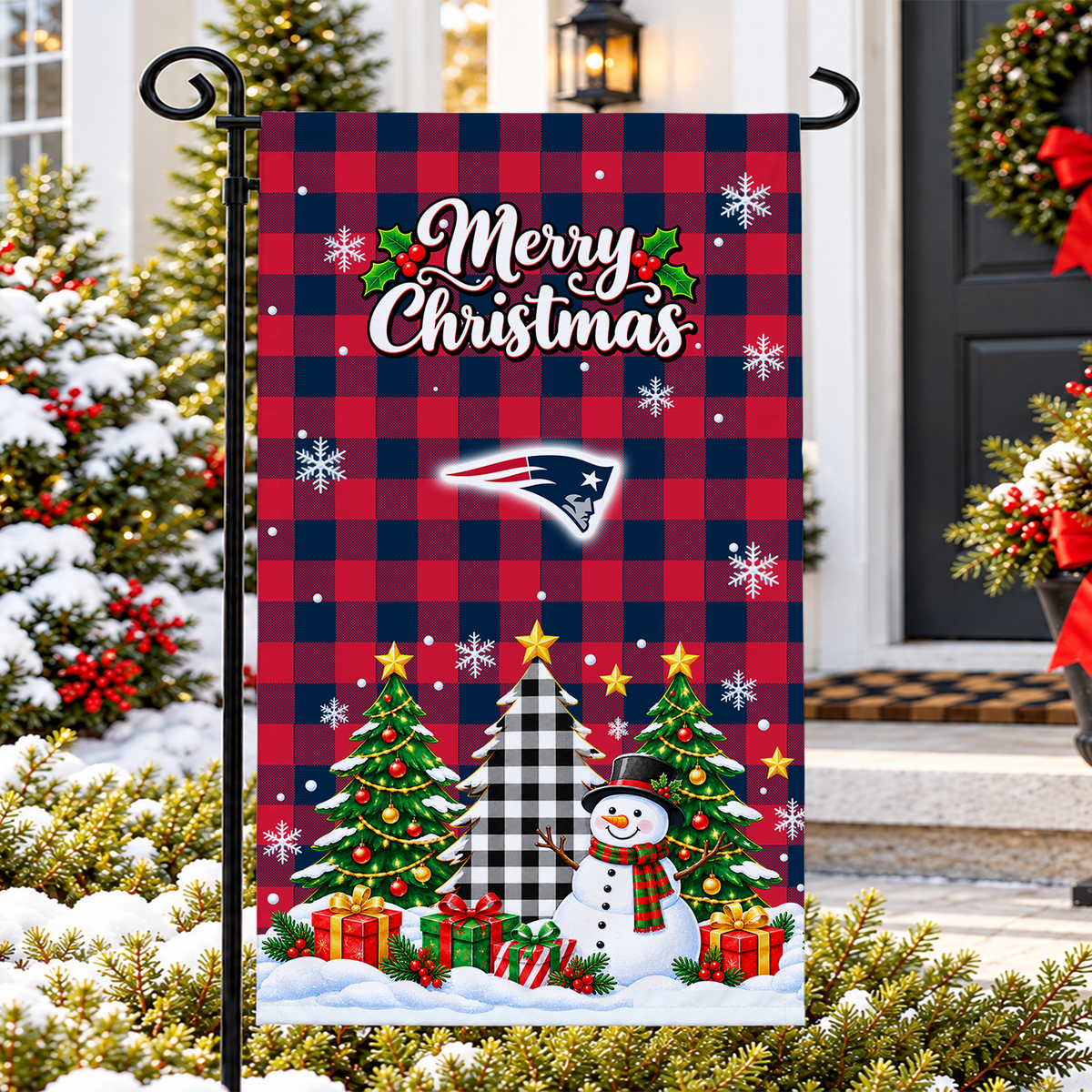 [SPECIAL OFFER] NEW CUSTOMIZED NFL27 NEP THE PATRIOTS GARDEN FLAG