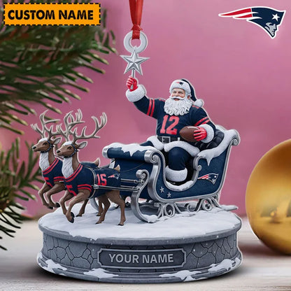 [SPECIAL OFFER] NEW CUSTOMIZED NFL27 NEP THE PATRIOTS ACRYLIC ORNAMENT
