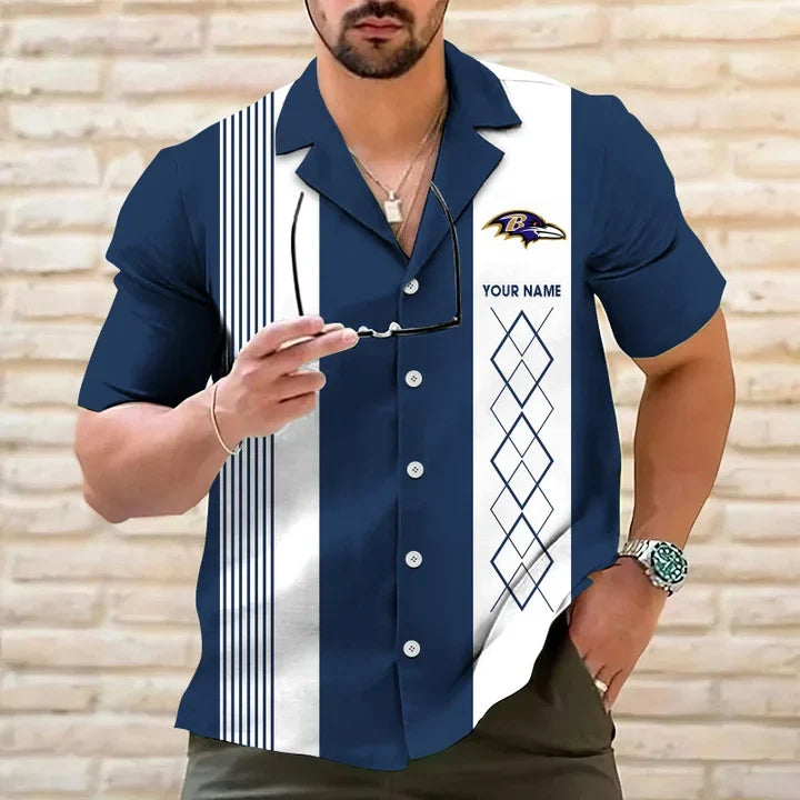 [SPECIAL OFFER] NEW CUSTOMIZED NFL28 BTR BALTIMORE RAVENS HAWAIIAN SHIRT