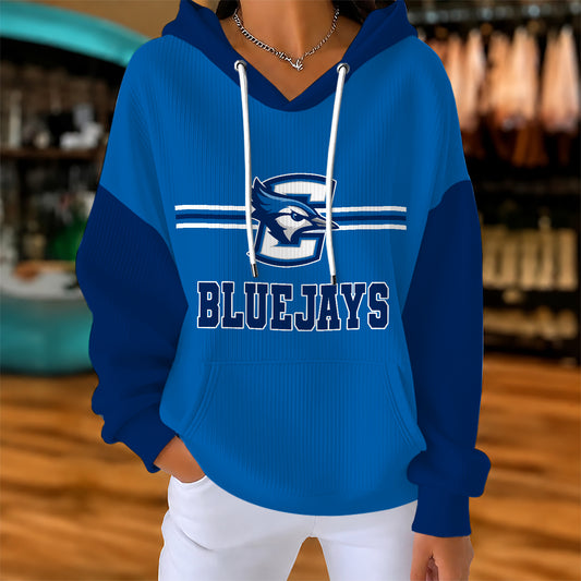 [BIG DEAL] PERSONALIZED UNI29 CRE CREIGHTON BLUEJAYS RIBBED HOODIE & SWEATSHIRT