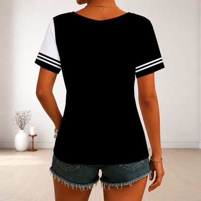 [SUPER SALE] NEW CUSTOMIZED NHL29 OSN OTTAWA SENATORS V-NECK FEMALE SHIRT