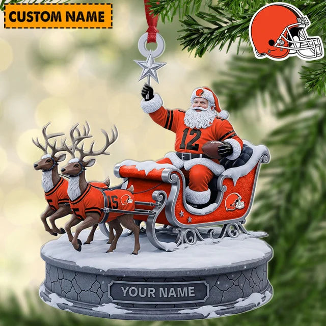[SPECIAL OFFER] NEW CUSTOMIZED NFL29 CLB THE BROWNS ACRYLIC ORNAMENT