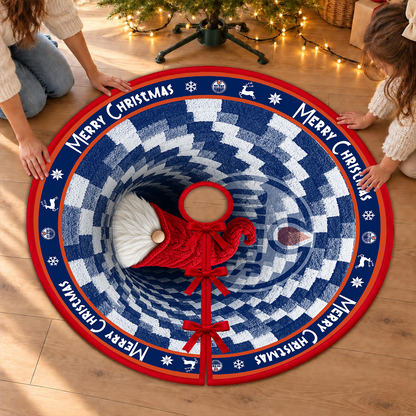 [SUPER SALE] NEW CUSTOMIZED NHL03 EMO THE OILERS CHRISTMAS TREE SKIRT