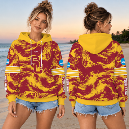 [BIG SALE] PERSONALIZED UNI03 USC USC TROJANS T-SHIRT, HOODIE & ZIP HOODIE