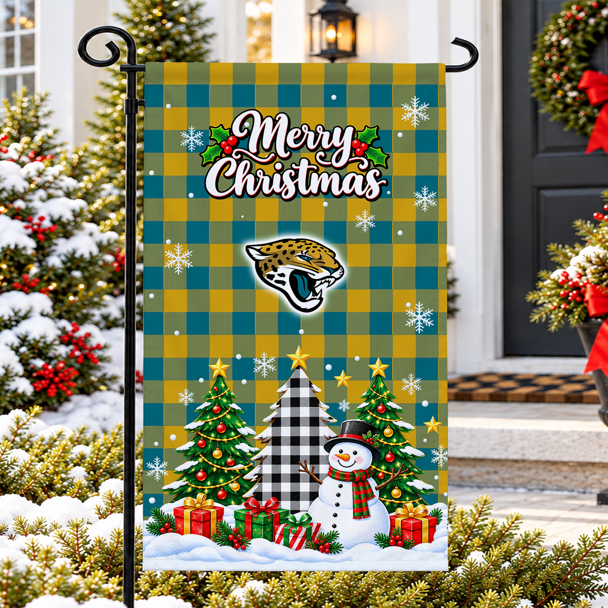 [SPECIAL OFFER] NEW CUSTOMIZED NFL30 JSJ THE JAGUARS GARDEN FLAG