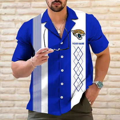 [SPECIAL OFFER] NEW CUSTOMIZED NFL30 JSJ JACKSONVILLE JAGUARS HAWAIIAN SHIRT