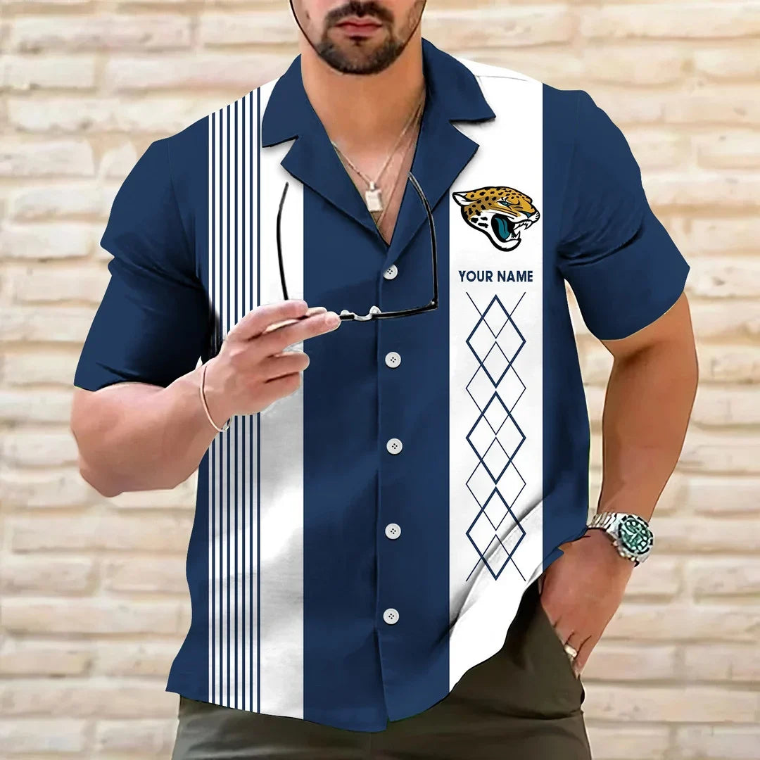 [SPECIAL OFFER] NEW CUSTOMIZED NFL30 JSJ JACKSONVILLE JAGUARS HAWAIIAN SHIRT