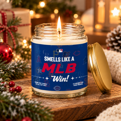 [FLASH SALE] NEW CUSTOMIZED MLB32 ALL TEAMS FROSTED GLASS CANDLE