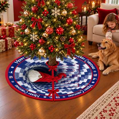 [SPECIAL OFFER] NEW CUSTOMIZED NFL32 NYG THE GIANTS CHRISTMAS TREE SKIRT