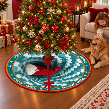 [SUPER SALE] NEW CUSTOMIZED NHL32 SJS THE SHARKS CHRISTMAS TREE SKIRT