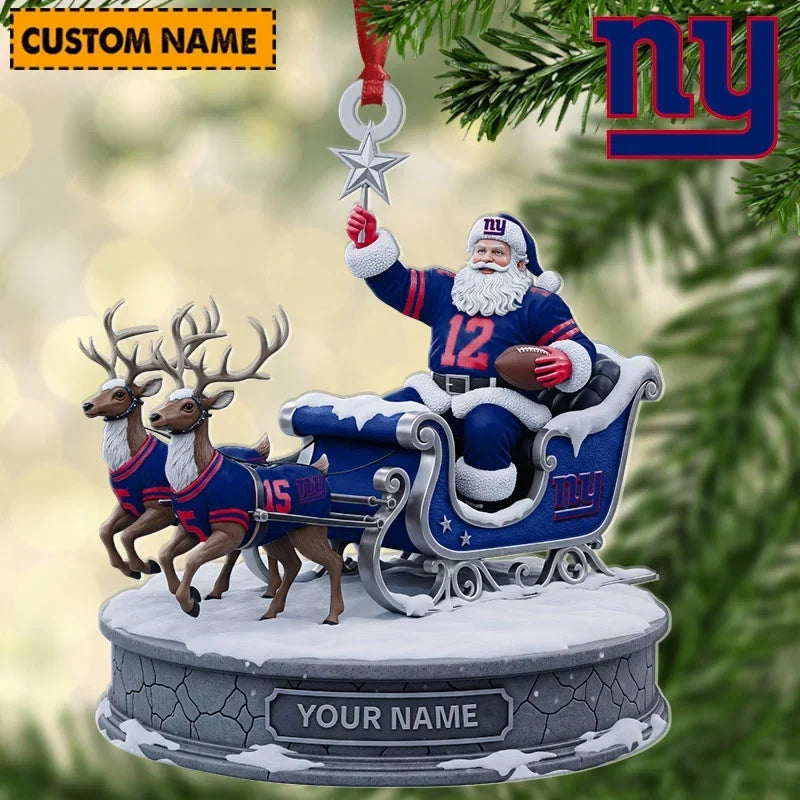 [SPECIAL OFFER] NEW CUSTOMIZED NFL32 NYG THE GIANTS ACRYLIC ORNAMENT