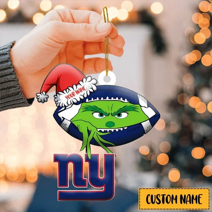 [SPECIAL OFFER] NEW CUSTOMIZED NFL32 NYG THE GIANTS ACRYLIC ORNAMENT