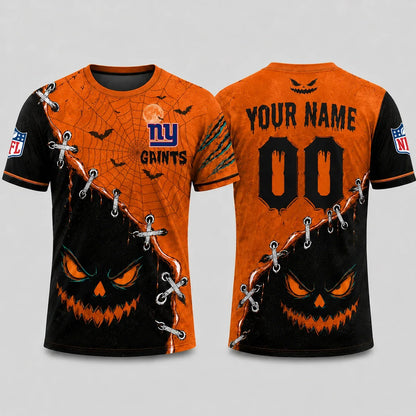 [SPECIAL OFFER] NEW CUSTOMIZED NFL32 NYG NEW YORK GIANTS HALLOWEEN T-SHIRT, HOODIE & ZIP HOODIE