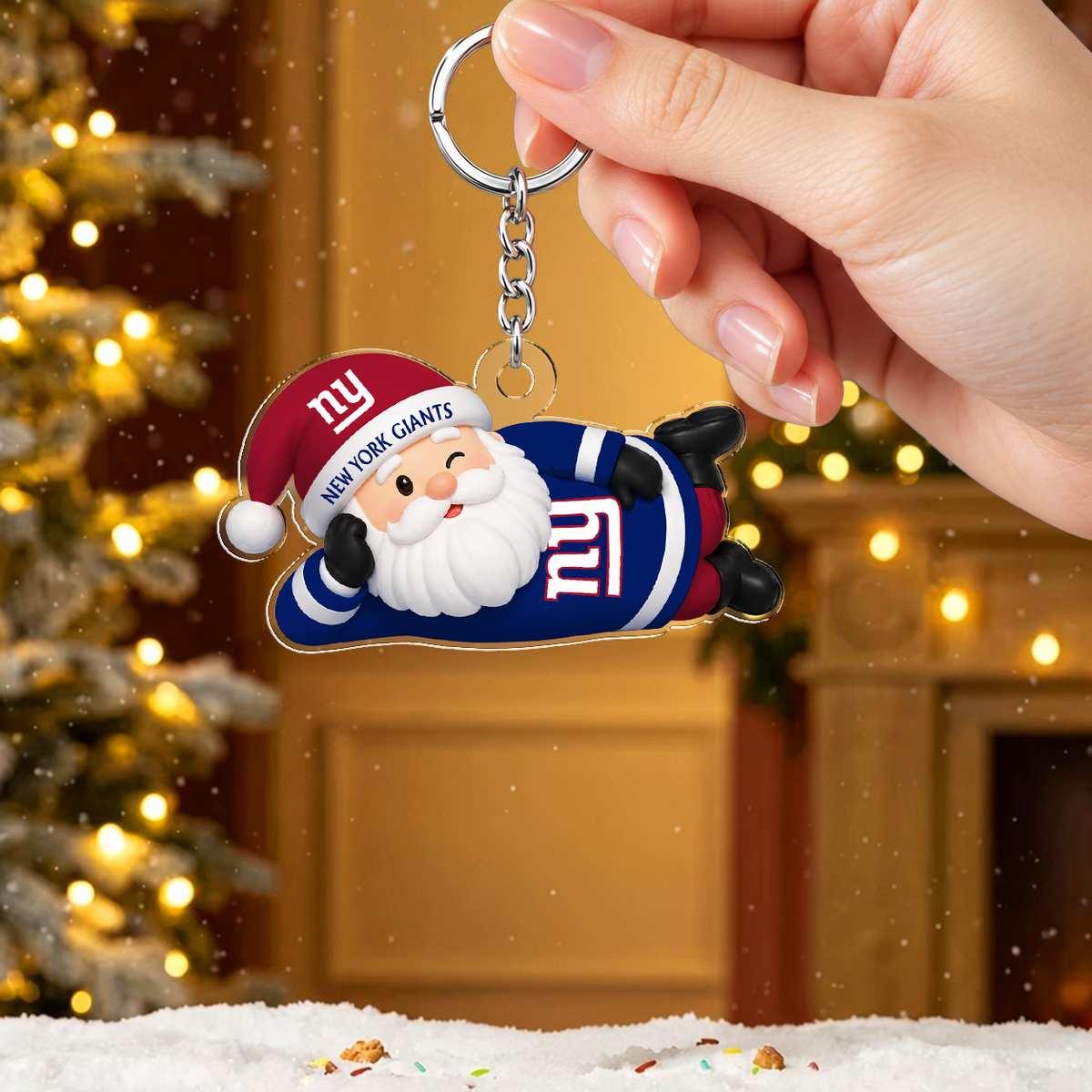 [SPECIAL OFFER] NEW CUSTOMIZED NFL32 NYG THE GIANTS ACRYLIC KEYCHAIN