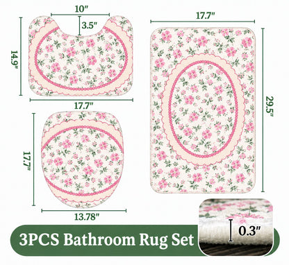 [SPECIAL OFFER] NEW CUSTOMIZED NFL14 PSB PITTSBURGH STEELERS 3-PIECE BATHROOM RUG SET