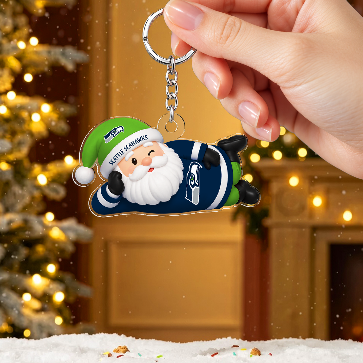 [SPECIAL OFFER] NEW CUSTOMIZED NFL06 SSH THE SEAHAWKS ACRYLIC KEYCHAIN
