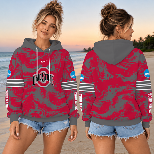 [BIG SALE] PERSONALIZED UNI07 OSB OHIO STATE BUCKEYES T-SHIRT, HOODIE & ZIP HOODIE
