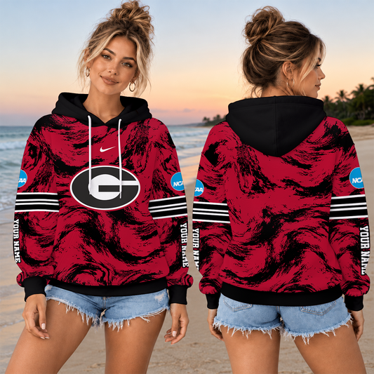 [BIG SALE] PERSONALIZED UNI09 GEB GEORGIA BULLDOGS T-SHIRT, HOODIE & ZIP HOODIE