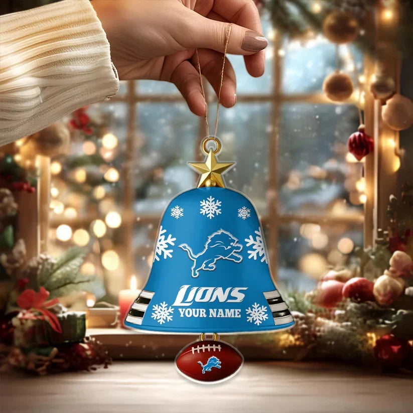[SPECIAL OFFER] NEW CUSTOMIZED NFL04 DTL THE LIONS ACRYLIC ORNAMENT