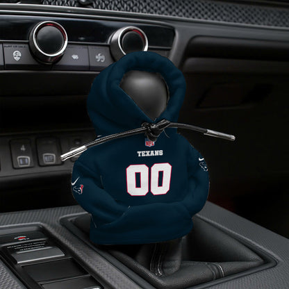 [SPECIAL OFFER] NEW CUSTOMIZED NFL15 HTT HOUSTON TEXANS AUTOMOTIVE HOODIE SHIFT KNOB COVER