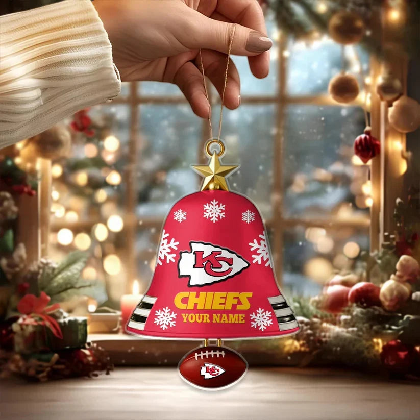 [SPECIAL OFFER] NEW CUSTOMIZED NFL01 KCC THE CHIEFS ACRYLIC ORNAMENT