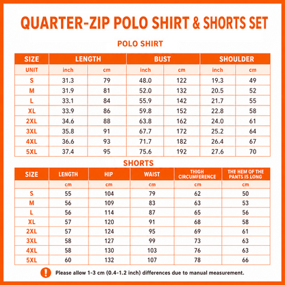 [SPECIAL OFFER] NEW CUSTOMIZED NFL02 PPE PHILADELPHIA EAGLES QUARTER-ZIP POLO SHIRT & SHORTS SET