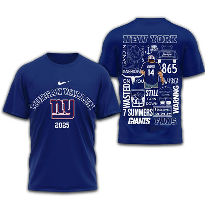 [SPECIAL OFFER] NEW CUSTOMIZED NFL32 NYG NEW YORK GIANTS T-SHIRT | MULTIPLE COLORS AVAILABLE