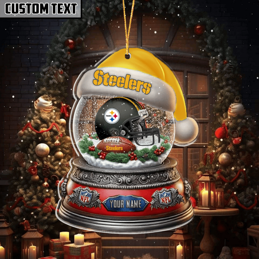 [SPECIAL OFFER] NEW CUSTOMIZED NFL14 PSB THE STEELERS ACRYLIC ORNAMENT