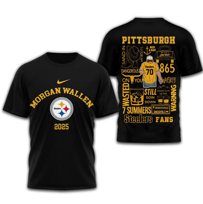 [SPECIAL OFFER] NEW CUSTOMIZED NFL14 PSB PITTSBURGH STEELERS T-SHIRT | MULTIPLE COLORS AVAILABLE