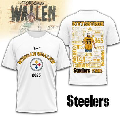 [SPECIAL OFFER] NEW CUSTOMIZED NFL14 PSB PITTSBURGH STEELERS T-SHIRT | MULTIPLE COLORS AVAILABLE