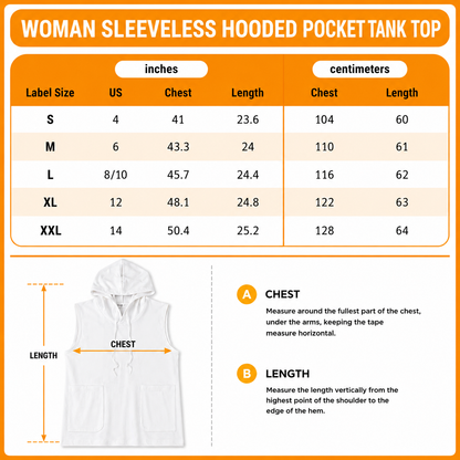 [SPECIAL OFFER] NEW CUSTOMIZED NFL15 HTT HOUSTON TEXANS WOMEN'S SLEEVELESS HOODED POCKET TANK TOP